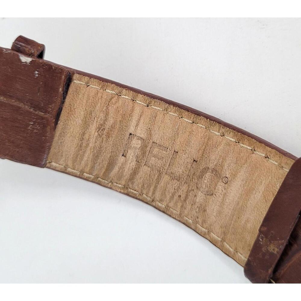 Fossil Relic Automatic Skeleton Watch Leather Str… - image 6